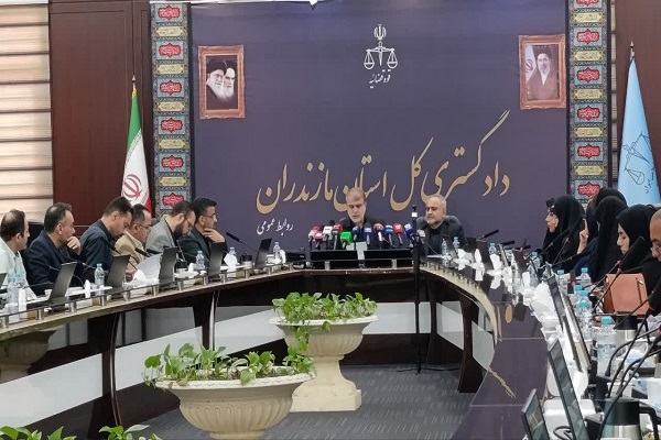 نشست خبری که به مناسبت هفته قوه قضائیه