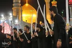 عزاداری سنتی «مشق شمشیر» نجفی‌های مقیم قم