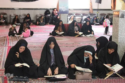 محفل جزخوانی بانوان در مسجد امام صادق (ع) بیرجند