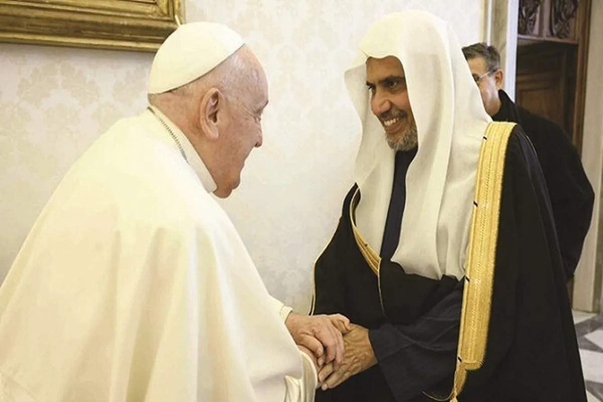 MWL Chief, Pope Meeting Example of Religious Diplomacy: Official