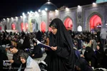 عکس | احیای شب نوزدهم ماه رمضان در حرم رضوی