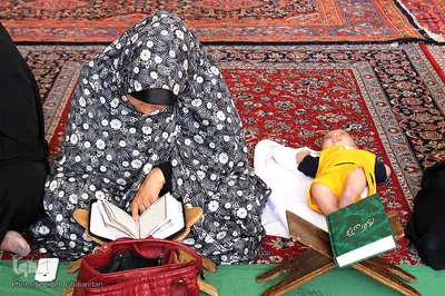 محفل جزء خوانی بانوان در مکتب نرجس (س) بیرجند
