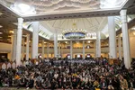 لحظه تحویل سال ۱۴۰۳ در حرم حضرت شاهچراغ(ع)
