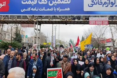 راهپیمای 22 بهمن 1404 ساری