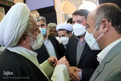 حضور فاطمی استاندار یزد در نماز جمعه شهر شاهدیه‎‎