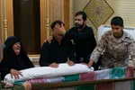 آیین استقبال از پیکر شهدای تازه‌تفحص‌شده در سیمای مرکز اصفهان
