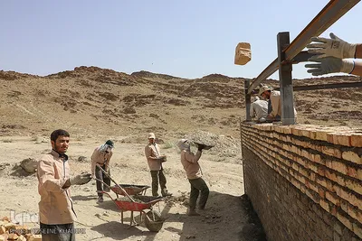 حضور اردوی جهادی اراک در روستای بهادرستان