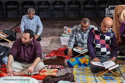 دومین روز مراسم معنوی اعتکاف در سمنان