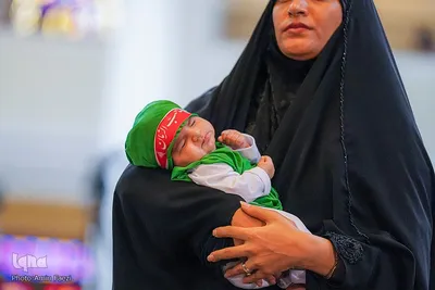 مراسم شیرخوارگان در حرم مطهر شاهچراغ(ع)