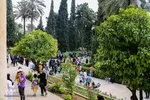 مسافران نوروزی آرامگاه حافظ