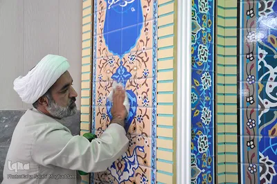 آیین غبارروبی مساجد در بیرجند