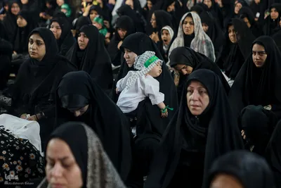 مراسم شیرخوارگان حسینی در حرم عبدالعظیم حسنی