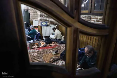 مراسم معنوی اعتکاف در تبریز