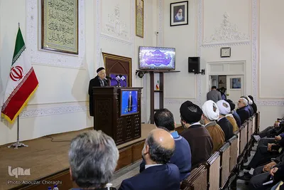 سخنرانی مهدی محقق در مراسم بزرگداشت آیت‌الله جوادی‌آملی