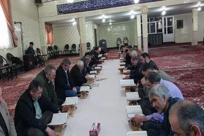ترتیل خوانی قرآن در مسجد امام خمینی(ره) هریس