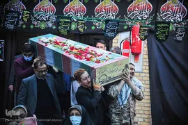 سوگواری ایام فاطمیه در جوار شهدای گمنام در اهواز