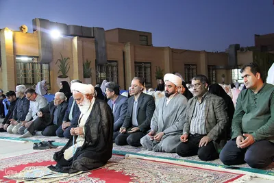جشن تکریم روزه اولی‌ها در شاهدیه یزد