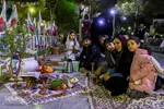 مراسم تحویل سال نو درگلستان شهدای اصفهان