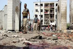 Saudi-Led Coalition Fires Flares over Yemeni Port of Aden