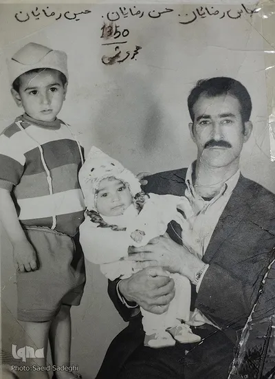 عکس محمدحسن در دوسالگی. وقتی الان هم از او سنش را می پرسم. جوابش دوسال است!