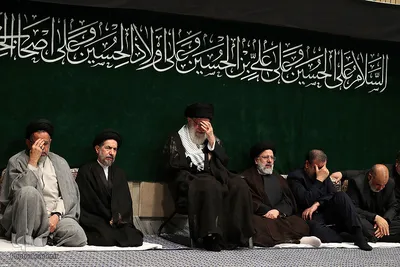 اولین شب مراسم عزاداری حضرت اباعبدالله الحسین(ع) در حسینیه امام خمینی(ره)