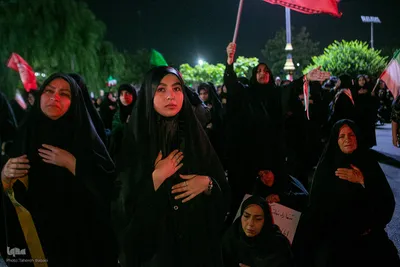  عزاداری شب شام غریبان در شهر ری
