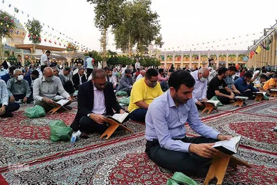 محفل انس با قرآن با تلاوت «سیدجواد حسینی»، قاری بین‌المللی کشور در شاهچراغ‎‎