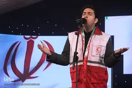 محمد معتمدی، خواننده موسیقی ایرانی در جشن ملی پرچم در پارک نوروز تهران