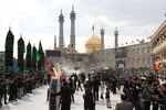 تاسوعای حسینی در جوار کریمه اهل بیت در سوگ علمدار کربلا