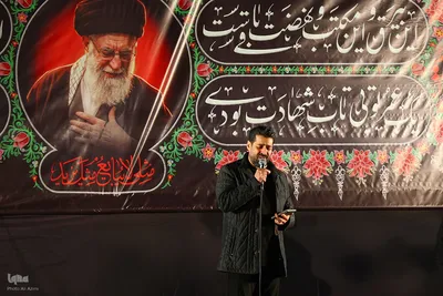 مراسم روضه‌خوانی به مناسبت شهادت رهبر انقلاب اسلامی در اصفهان