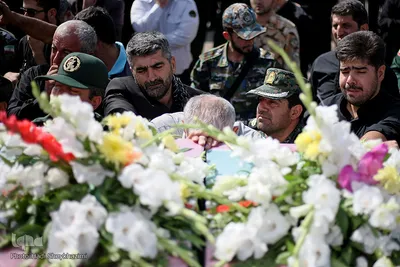 استقبال از ۹ شهید گمنام دفاع مقدس در تبریز