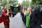 نمایش خیمه سوزان و حرکت نمادین کاروان اسرای کربلا – شهرستان اهر