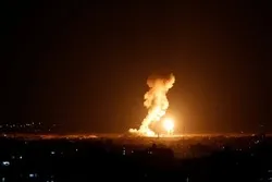 Zionist Regime Launches Predawn Airstrikes on Gaza