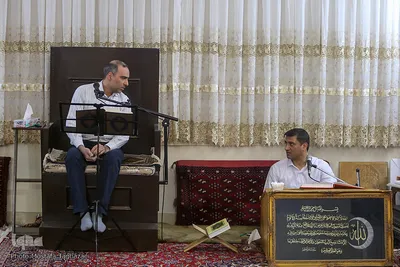 آخرین جلسه قرآئت قرآن استاد پویا در سال ۹۶