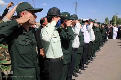 تشییع و خاکسپاری شهید «عادل قاسم‌زاده» در شهرستان اهر