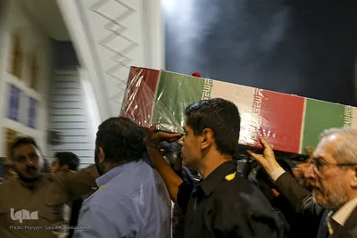تشییع شهید گمنام در دانشگاه شیراز