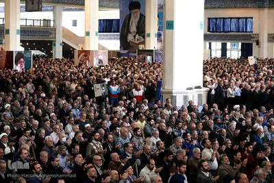 اولین نمازجمعه تهران به امامت حجّت‌الاسلام  والمسلمین محمّدجواد حاج‌علی‌اکبری