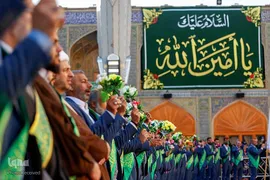 آیین دعا‌خوانی خدام علوی به مناسبت سالروز ولادت امیرالمومنین حضرت علی (ع) 