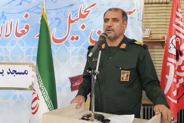 جمشید رضایی فرمانده سپاه بیت المقدس استان کردستان 