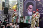استقبال از پیکرهای شهیدان «قاسم بلند» و  «عبدالرضا حمودی»