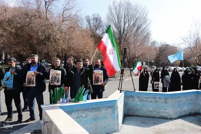 تجمع دانشگاهیان دانشگاه تبریز در محکومیت اقدام اتحادیه اروپا علیه سپاه پاسداران انقلاب اسلامی