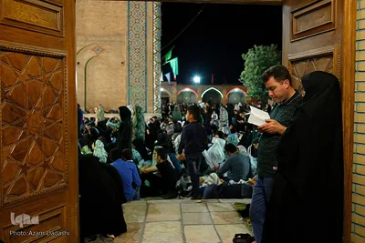 مراسم شب بیست‌ویکم ماه مبارک رمضان در قزوین