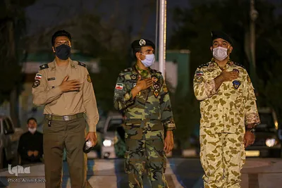 عزاداری شب عاشورا در تیپ 55 هوابرد ارتش‎