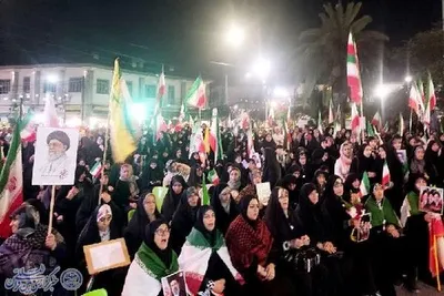 هفتاد و پنجمین اجتماع شبانه مردم در حمایت از رهبری
