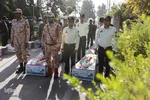استقبال از 9 شهیدگمنام دوران دفاع مقدس ـ شيراز