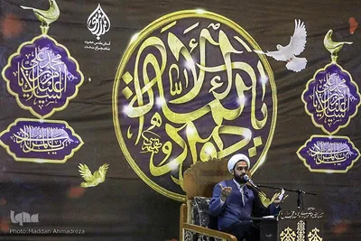 حرم شاهچراغ(ع) در سوگ جوادالائمه(ع)‎‎