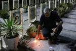 شام غریبان سیدالشهدا(ع) در گلستان شهدای اصفهان