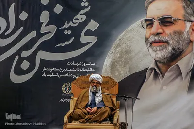 نخستین سالگرد دانشمند شهید محسن فخری زاده در حرم مطهر شاهچراغ (ع)‎‎