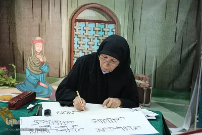 «مشق قدر» هنرمندان استان فارس در شب قدر‎‎