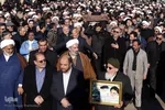 مراسم تشییع پیکر مرحوم آیت الله رسولی محلاتی